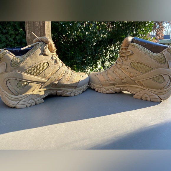 X SOLD X 🆕 Men’s Merrell Tactical Moab 2 Mid Boots! Sz 10 - Picture 7 of 11